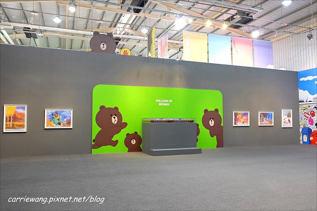 【LINE FRIENDS 互動樂園。台中場】可愛的LINE貼圖從手機躍上實境，台中場於6/21~9/14在大台中國際會展中心展出 @飛天璇的口袋