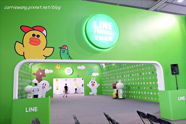 【LINE FRIENDS 互動樂園。台中場】可愛的LINE貼圖從手機躍上實境，台中場於6/21~9/14在大台中國際會展中心展出 @飛天璇的口袋