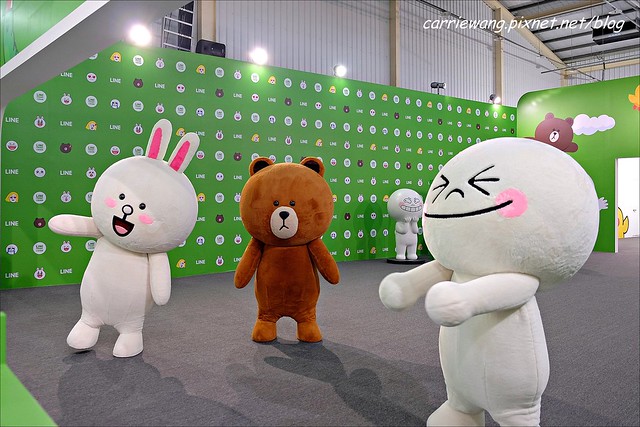 【LINE FRIENDS 互動樂園。台中場】可愛的LINE貼圖從手機躍上實境，台中場於6/21~9/14在大台中國際會展中心展出 @飛天璇的口袋
