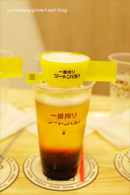 【台中啤酒餐廳】一番搾KIRIN ICHIBAN GARDEN@台中店。 自已動手做two tone，和朋友一起享受歡樂氣氛 @飛天璇的口袋