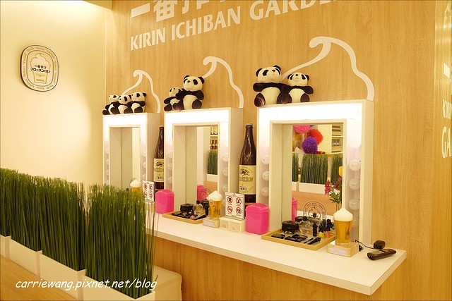 【台中啤酒餐廳】一番搾KIRIN ICHIBAN GARDEN@台中店。 自已動手做two tone，和朋友一起享受歡樂氣氛 @飛天璇的口袋