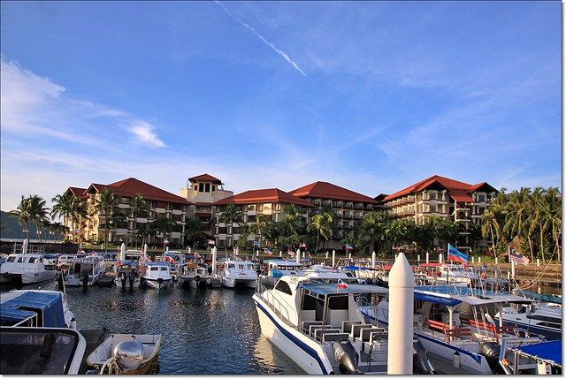 【馬來西亞沙巴】太平洋飯店 The Pacific Sutera Hotel~住宿房間+早餐分享+出海賞海景夕陽。臨緊Sutera港灣，沙巴住宿推薦 @飛天璇的口袋