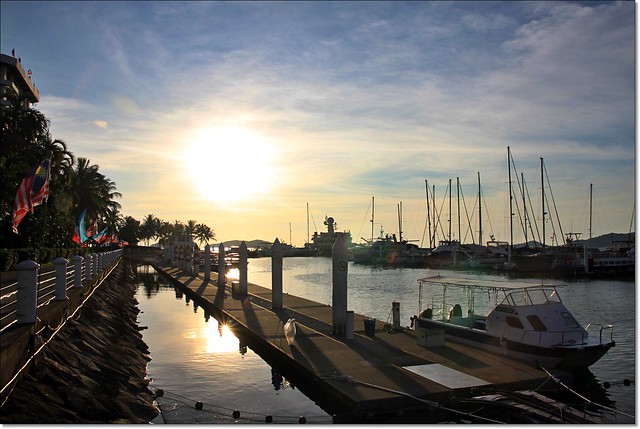 【馬來西亞沙巴】太平洋飯店 The Pacific Sutera Hotel~住宿房間+早餐分享+出海賞海景夕陽。臨緊Sutera港灣，沙巴住宿推薦 @飛天璇的口袋