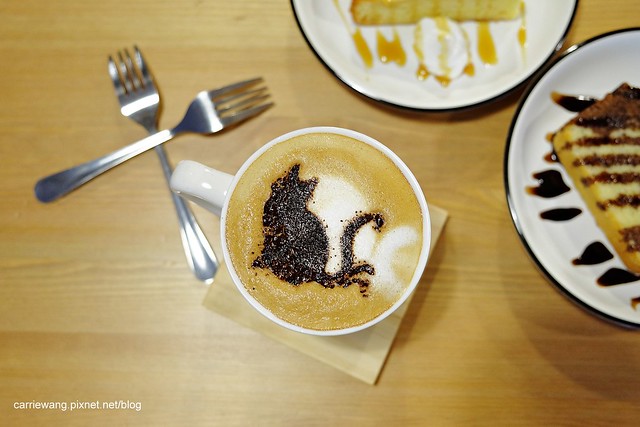 【台中下午茶推薦】Lady Sasa手作甜點．家常輕食。中區商圈巷弄間溫馨咖啡館，還有可愛的貓咪拉花咖啡 @飛天璇的口袋