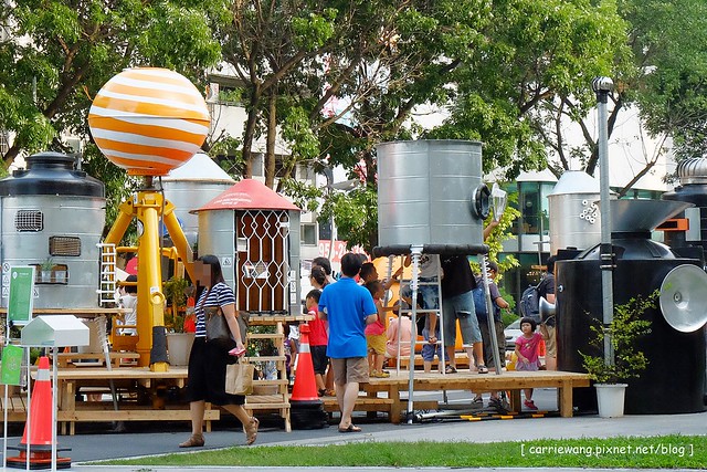 【台中旅遊景點】2015綠圈圈 夏日藝術季 當我們童在一起@勤美誠品草悟道。家宅星艦計畫．好運驛站．海洋故事島．辦公室賽車手．真人版大富翁．誠食商店&hellip;2015.07.10~2015.09.06展出 @飛天璇的口袋