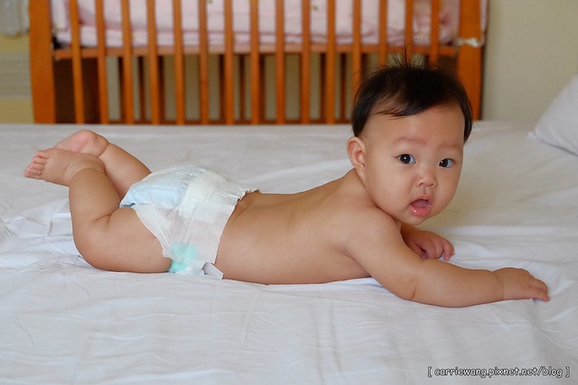 【育兒日記分享】白金級滿意寶寶極緻呵護。日本首創C型新生兒體工學尿布，360度柔貼剪裁，不包緊緊也不漏，寶貝新生肌膚 @飛天璇的口袋