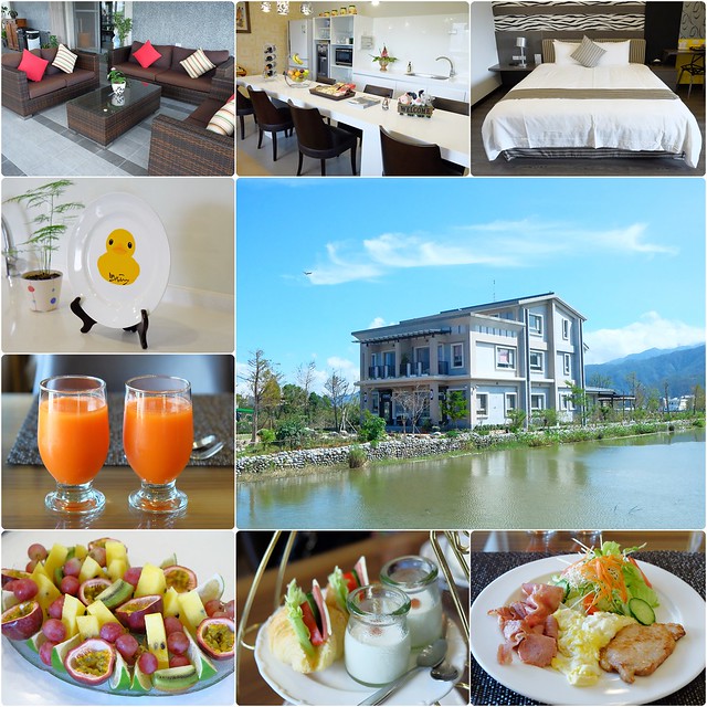 【宜蘭民宿推薦】冬山．金普敦鄉村悠活民宿。入住享有紅酒、飲料、泡麵、餅乾無限使用，黃色小鴨設計者霍夫曼來台休憩，鄉村風格悠閒民宿(文末送沐浴組) @飛天璇的口袋