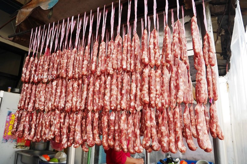 彰化花壇｜口庄肉圓枝，香腸加肉圓標準在地吃法，花壇監理站附近70年肉圓 @飛天璇的口袋