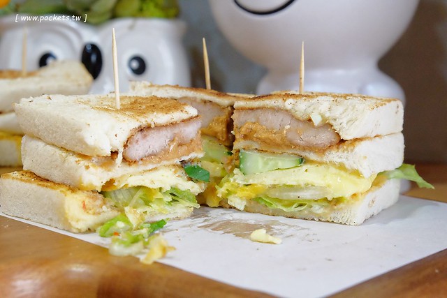 明治時期碳烤吐司｜使用小農直送鮮乳、nutella榛果醬、福源花生醬，火爐碳烤肉品降低油脂，料多實在現點現做，品嚐松山區巷弄間的小清新(已歇業) @飛天璇的口袋