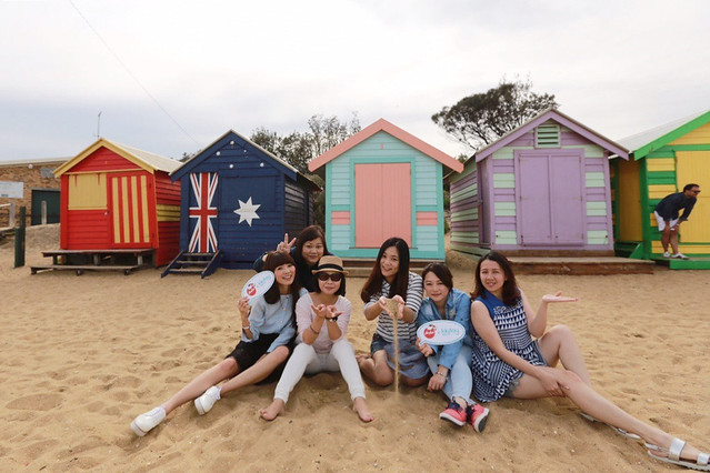 澳洲墨爾本｜Mornington Peninsula 摩寧頓半島一日遊，海邊彩虹小屋、摩寧頓半島戶外溫泉、Sorrento海濱小鎮午餐、Montalto酒莊品酒、古典歐洲風格迷宮花園 @飛天璇的口袋