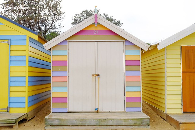 澳洲墨爾本｜Mornington Peninsula 摩寧頓半島一日遊，海邊彩虹小屋、摩寧頓半島戶外溫泉、Sorrento海濱小鎮午餐、Montalto酒莊品酒、古典歐洲風格迷宮花園 @飛天璇的口袋