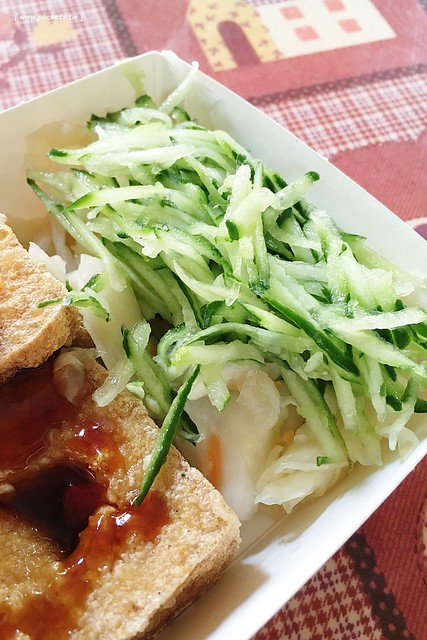 台中北屯｜昌平路素食大麵焿．臭豆腐，網友推薦台中最好吃的臭豆腐，一碗大麵焿加一份臭豆腐是招牌餐點 @飛天璇的口袋