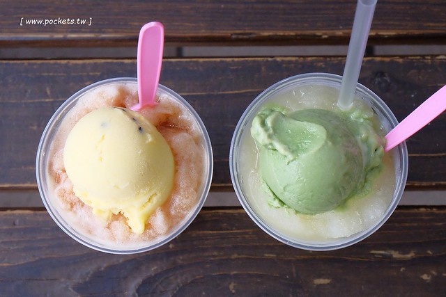 台中南屯｜2 in one 冰淇淋專賣店，當冰沙遇到冰淇淋，天然無負擔的夏日冰品 @飛天璇的口袋