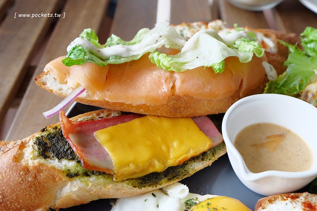 找晨手作輕食料理：很有質感的早午餐店，兼具視覺與味覺，健康食材用心的料理 @飛天璇的口袋