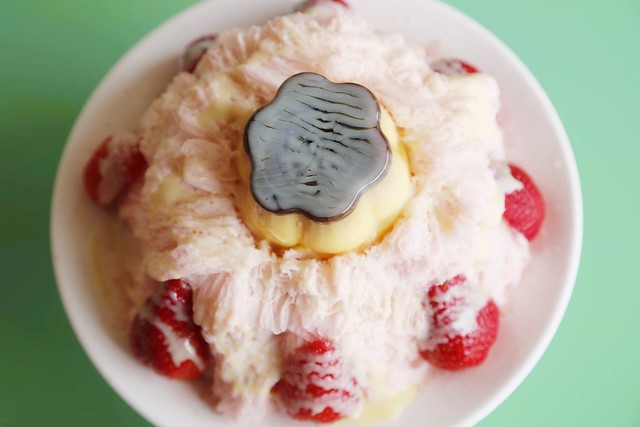 宜蘭奇淋冰品｜有多種口味可以自由搭配的冰品，味道香濃綿密細膩，推薦冬天限定草莓牛奶雪花冰 @飛天璇的口袋