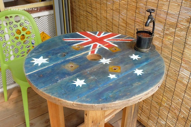 AShare Caf&eacute;┃台中早午餐：充滿旅人故事咖啡館，店裡有濃濃的澳洲風情，滿滿的旅遊紀念收藏品，鄰近台中稅捐處和台中教育大學 @飛天璇的口袋