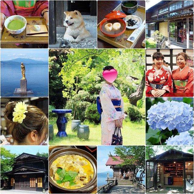 日本秋田旅遊景點┃秋田趴趴造Day2：角館TATETSU家和服體驗&rarr;角館武家屋敷(青柳家)&rarr;KURAKICHI和菓子&rarr;田澤湖(辰子、獨木舟)&rarr; 乳頭溫泉妙乃湯 @飛天璇的口袋