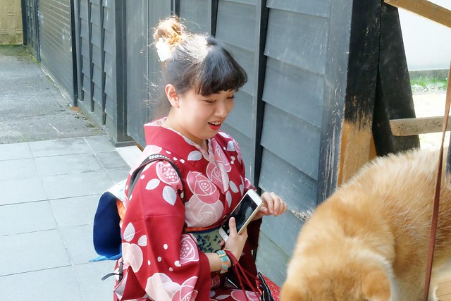日本秋田旅遊景點┃秋田趴趴造Day2：角館TATETSU家和服體驗&rarr;角館武家屋敷(青柳家)&rarr;KURAKICHI和菓子&rarr;田澤湖(辰子、獨木舟)&rarr; 乳頭溫泉妙乃湯 @飛天璇的口袋