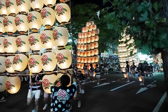 日本秋田｜秋田市民俗藝能傳承館．體驗秋田竿燈祭．東北三大祭典之一 @飛天璇的口袋