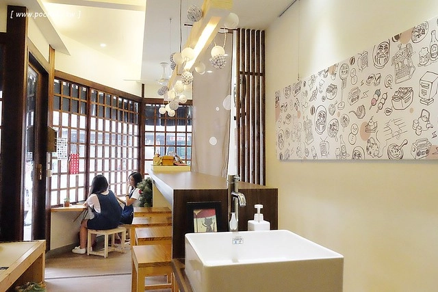 波屋．BORU BORU┃台中南屯美食：門口有可愛吸睛的雪人，夏天吃雪人刨冰冬天吃烤糰子，裝潢帶有日式氛圍 @飛天璇的口袋