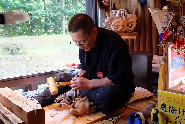 日本秋田｜男鹿真山傳承館．體驗秋田文化遺產，近距離接觸生剝鬼 @飛天璇的口袋