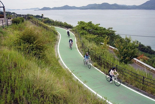 日本廣島｜瀨戶內島波海道自行車．從今治騎到尾道6公里，日本最美的自行車道 @飛天璇的口袋