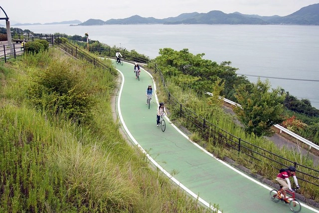 日本廣島｜瀨戶內島波海道自行車．從今治騎到尾道6公里，日本最美的自行車道 @飛天璇的口袋