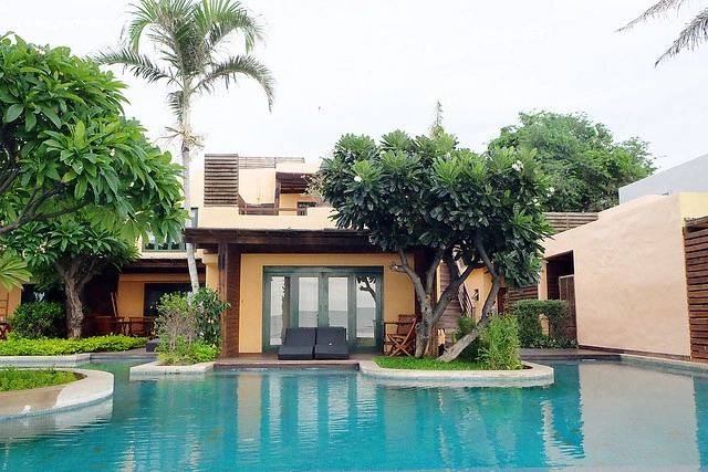 泰國華欣｜奧萊塔普拉布里飯店 Aleenta Resort Pranburi，獨棟villa與游泳池，海天一色的美景，華欣夢幻渡假飯店 @飛天璇的口袋