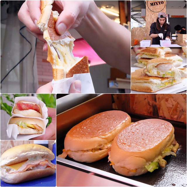 Mixto手作三明治┃一中商圈美食：目前最夯的古巴三明治，另類的銅板散步美食，熱壓三明治一撕開就上演牽絲秀 @飛天璇的口袋