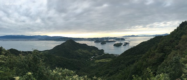 【日本愛媛】亀老山展望公園~今治市的三大必訪美景，遠眺來島海峽大橋夕陽，日劇心有所屬(有喜歡的人)拍攝地點 @飛天璇的口袋