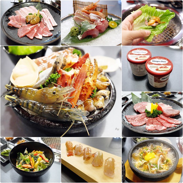 舞蟹┃台中西屯美食：$1350元~活凍帝王蟹、安格斯黑牛、頂級燒烤吃到飽，每日配送新鮮漁獲，刺身、握壽司，台灣啤酒喝到飽，Haagen-Dazs冰淇淋 @飛天璇的口袋