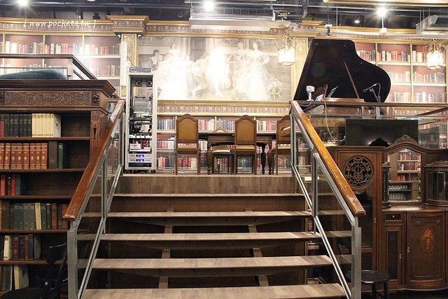 新天地西洋博物館｜充滿文藝復興氛圍的圖書館，新天地餐廳馥樂詩輕食 @飛天璇的口袋