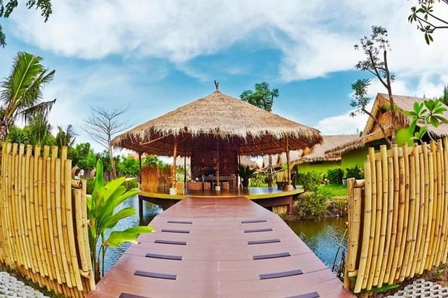 泰國安帕瓦｜Asita Eco Resort 阿希塔生態度假村｜以環保為主的綠色飯店，享受緊鄰河畔的小木屋風情 @飛天璇的口袋