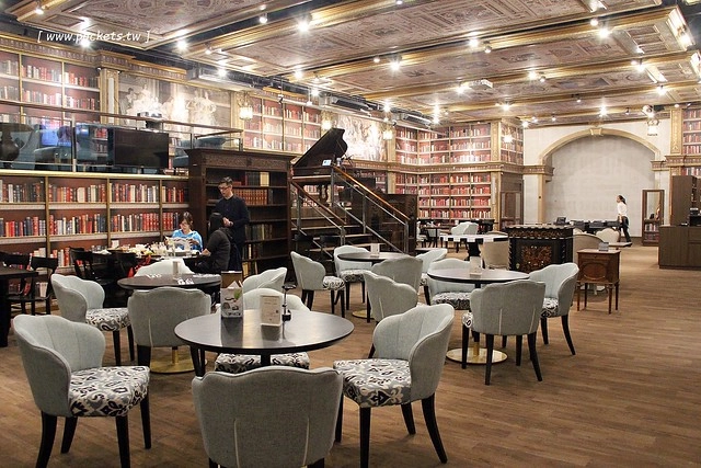 新天地西洋博物館｜充滿文藝復興氛圍的圖書館，新天地餐廳馥樂詩輕食 @飛天璇的口袋
