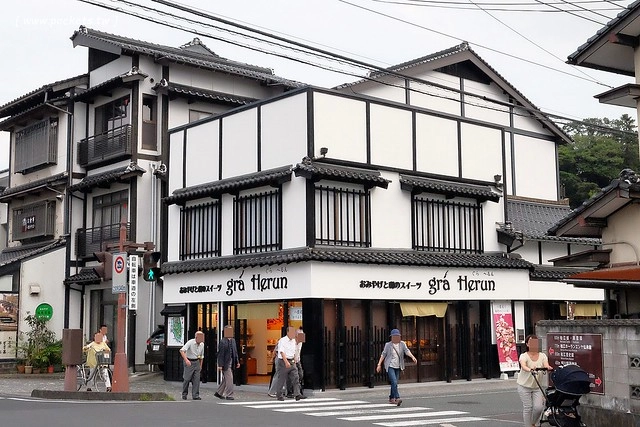 日本島根｜松江市半日遊．武家屋敷、塩見繩手、塩見茶屋下午茶、松江城、島根美術館(夕陽、夜景、結緣兔) @飛天璇的口袋