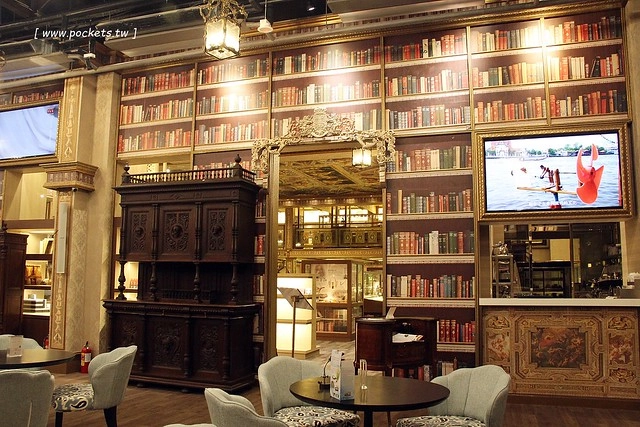 新天地西洋博物館｜充滿文藝復興氛圍的圖書館，新天地餐廳馥樂詩輕食 @飛天璇的口袋