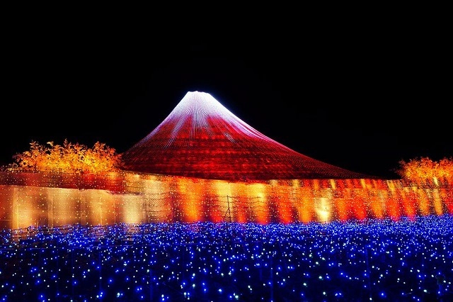 【日本三重】名花之里．なばなの里~日本冬季最大燈海，冬季百萬點燈活動(附從榮町到長島溫泉outlet的交通方式) @飛天璇的口袋