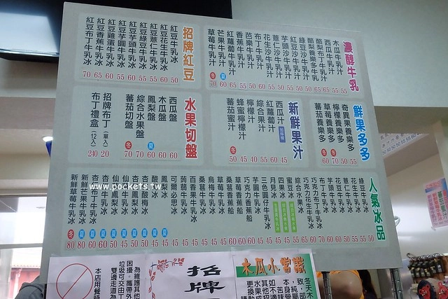 彰化美食｜彰化木瓜牛乳大王．孔廟前的超人氣冰品店，木瓜牛奶、香蕉牛奶、檸檬汁都很好喝 @飛天璇的口袋