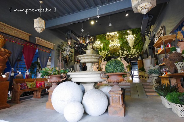 Q Garden Cafe｜有如置身南歐花園的浪漫氛圍，集合早午餐、咖啡、披薩和進口傢俱花器，彰化超漂亮IG打卡新景點(已停業) @飛天璇的口袋