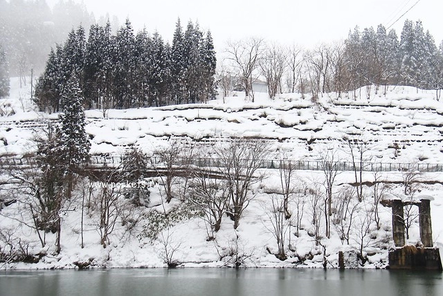 会津柳津&rarr;会津川口(JR只見線)┃福島旅遊景點：奧會津必訪旅遊景點推薦，搭火車欣賞冬季絕美只見線沿途風光 @飛天璇的口袋