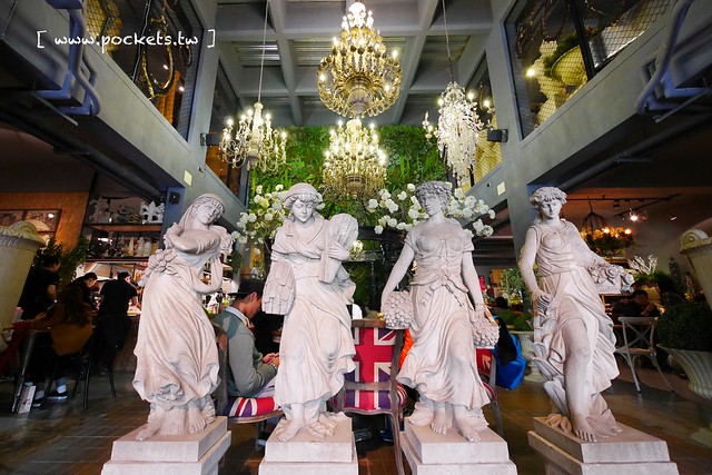 Q Garden Cafe｜有如置身南歐花園的浪漫氛圍，集合早午餐、咖啡、披薩和進口傢俱花器，彰化超漂亮IG打卡新景點(已停業) @飛天璇的口袋