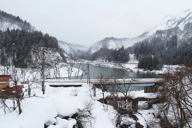会津柳津&rarr;会津川口(JR只見線)┃福島旅遊景點：奧會津必訪旅遊景點推薦，搭火車欣賞冬季絕美只見線沿途風光 @飛天璇的口袋