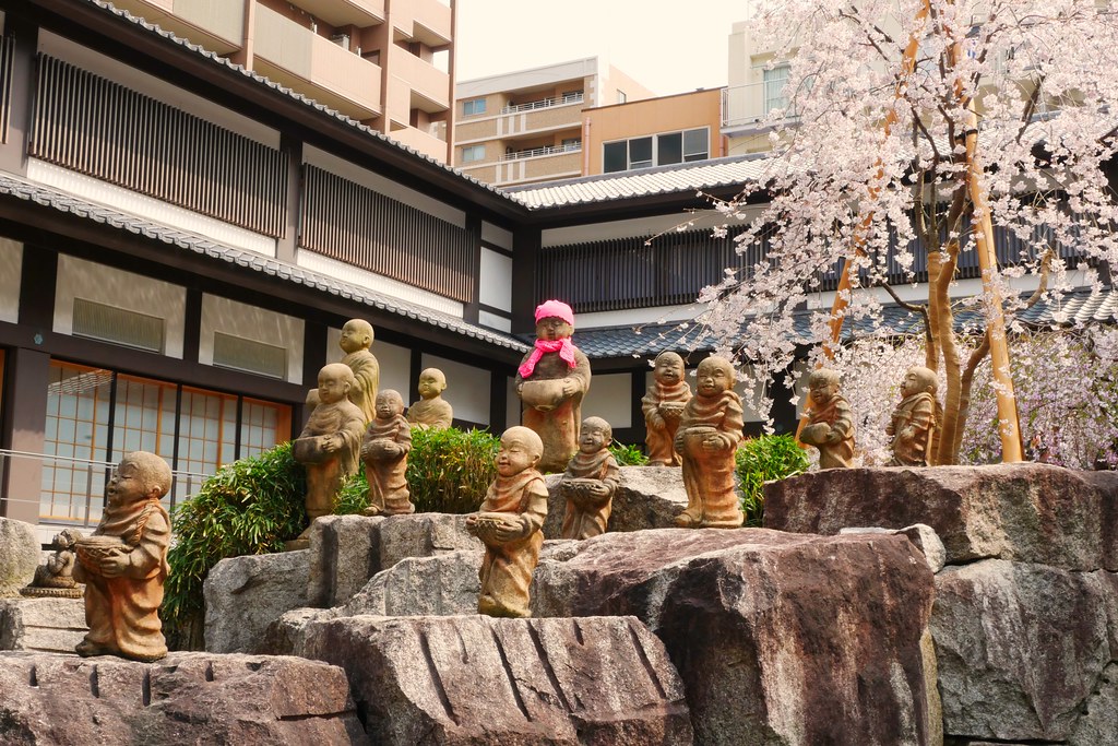 日本京都｜六角堂 X 星巴克｜日本Starbucks特色店，坐在落地窗前欣賞千年佛寺櫻花美景 @飛天璇的口袋