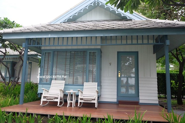 泰國華欣｜Devasom Hua Hin Resort 華欣德瓦索姆度假村，獨棟小木屋復古風套房，享受海邊一色的美景 @飛天璇的口袋