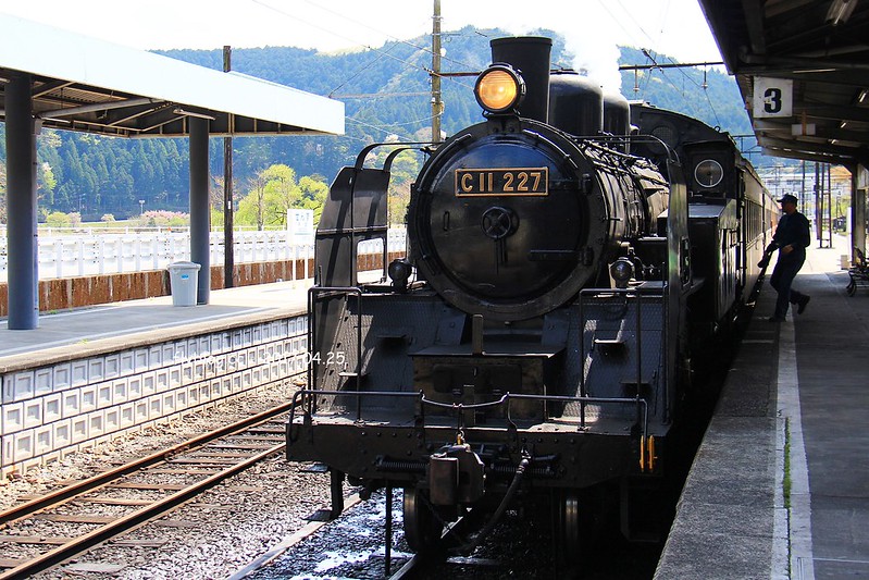 【日本靜岡】大井川鐵道~新金谷站搭乘復古懷舊SL號蒸氣火車，鐵道界的活化石也是日本最美的鐵道之一，還有期間限定的湯瑪士小火車 @飛天璇的口袋