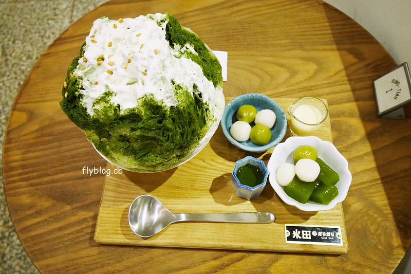 冰田ガリガリ┃台中西區美食：西區巷弄間的老宅冰品店，Instagram台中熱門打卡點，使用小山園的抹茶風味剉冰 @飛天璇的口袋