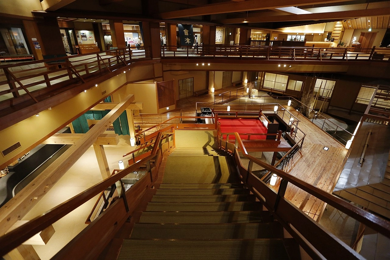 日本福島｜大川莊溫泉飯店 Ookawaso．99%還原鬼滅之刃場景，會津蘆之牧溫泉享受青山綠水環抱 @飛天璇的口袋