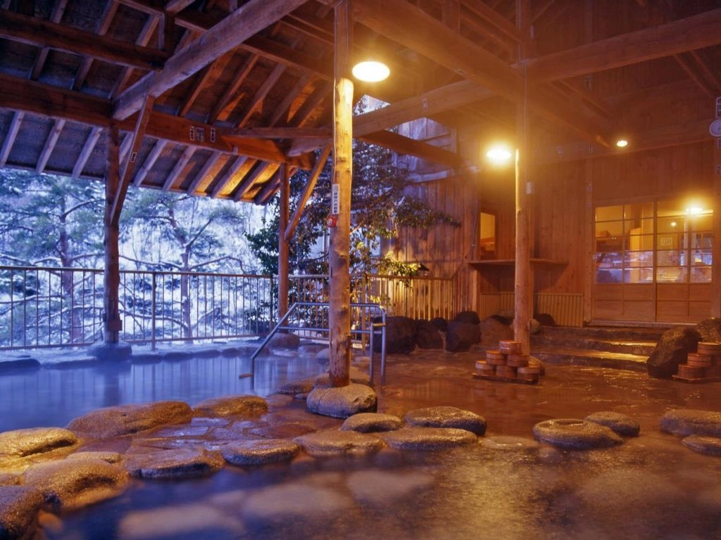 日本福島｜大川莊溫泉飯店 Ookawaso．99%還原鬼滅之刃場景，會津蘆之牧溫泉享受青山綠水環抱 @飛天璇的口袋