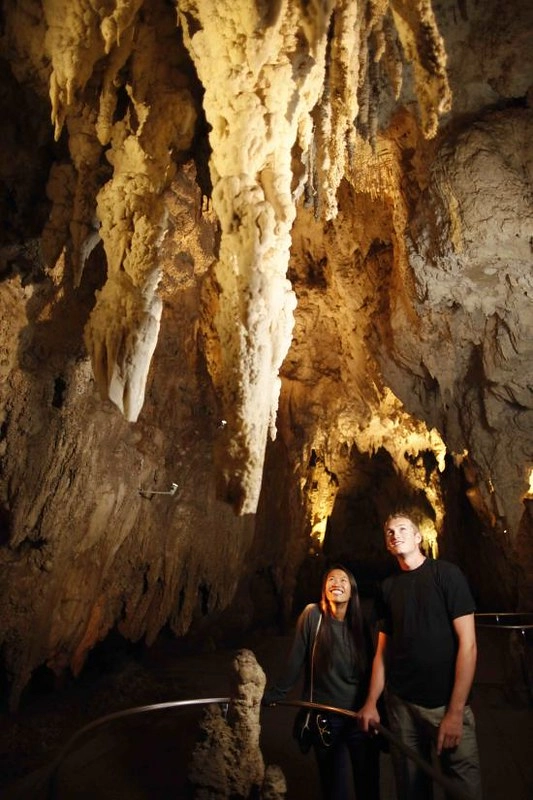 紐西蘭北島｜懷托摩洞穴，藍光螢火蟲鐘乳石洞，全球八奇景，吳奇隆劉詩詩拍婚紗的地方 @飛天璇的口袋