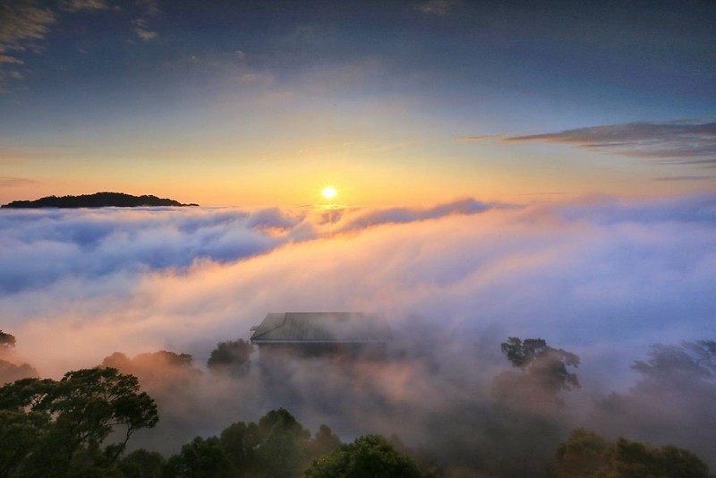 雲洞山莊二館｜三義地區最豪華的雲洞山莊民宿，到中部的阿里山看雲海和星空，享受自家食材好手藝 @飛天璇的口袋